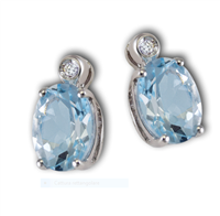 Pendientes Gemoro Mujer Acquamarina in Oro blanco Acquamarina OME084BIA - OME084BIA